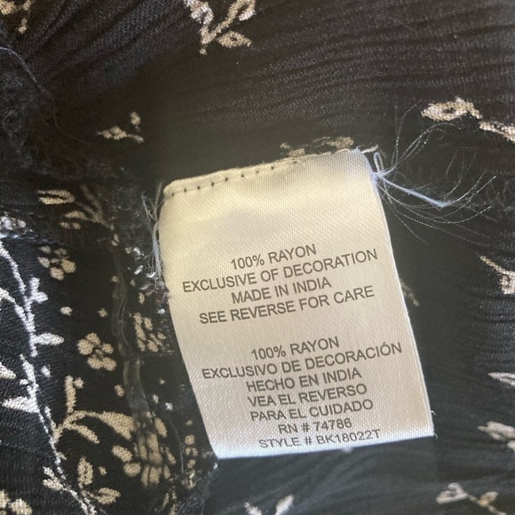 PATRONS of Peace boho high low swing tank top small - Picture 8 of 9